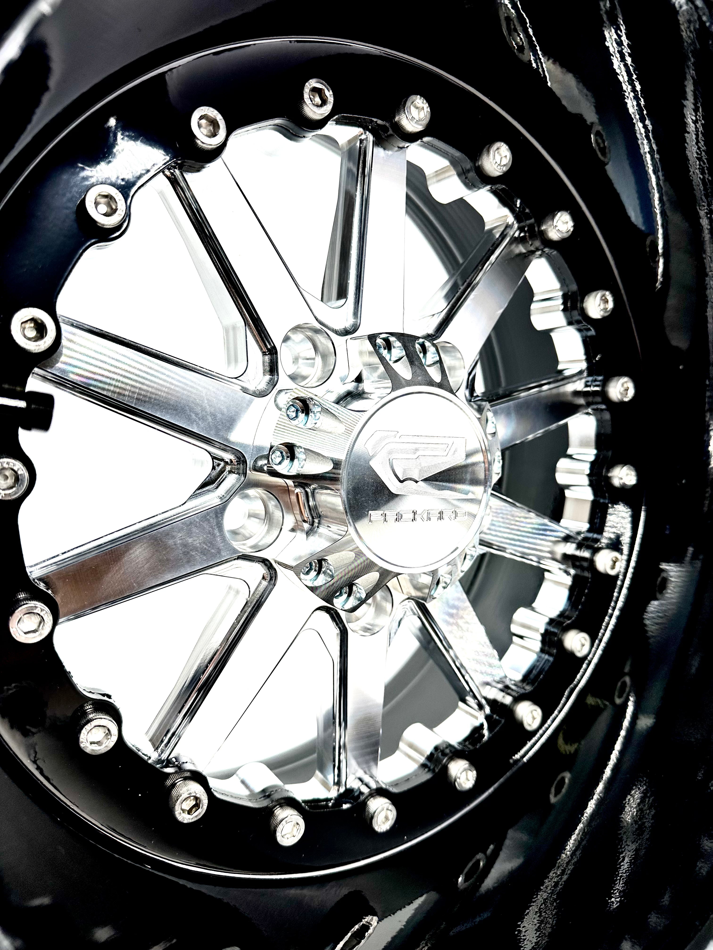 Ultra Light Element Beadlock Silver RZR PRO R 5X4.5 Wheel - Premium Off-Road Performance for UTVs & ATVs | Perfect for Trail Riding, Mudding & Dune Adventures
