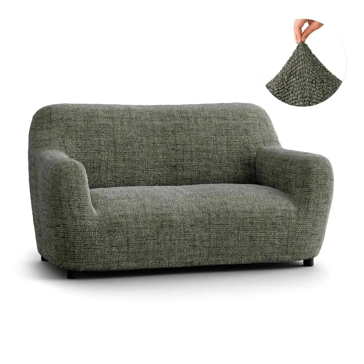 2 Seater Loveseat Slipcover - Soft Microfiber Fabric with Stylish Prints - Perfect for Living Room, Bedroom or Dorm Decor