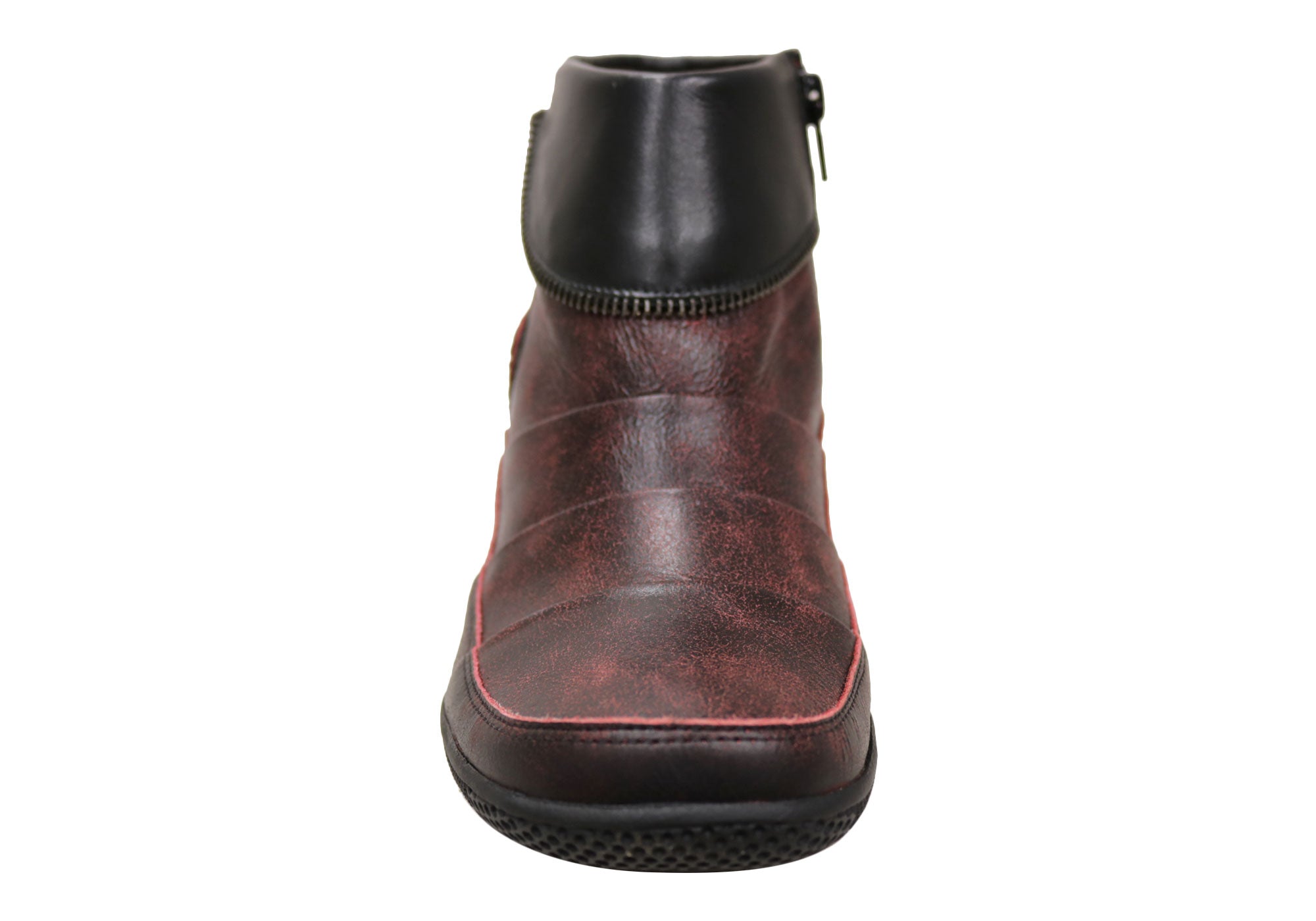 J Gean Hunter Women's Comfortable Leather Ankle Boots - Made in Brazil - Perfect for Casual Outings, Work & Fall/Winter Fashion
