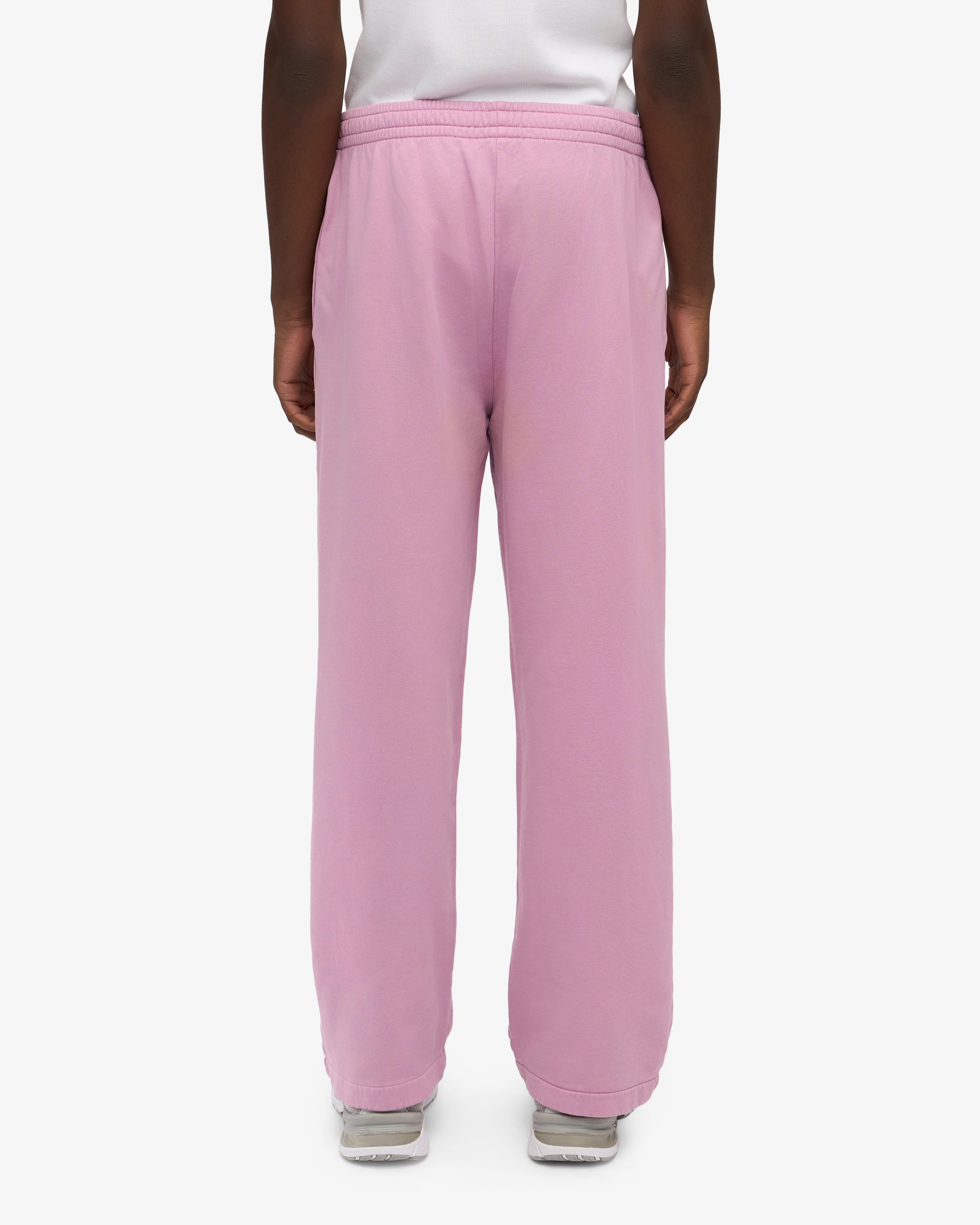 Organic Straight Leg Sweatpants for Women - Soft Cotton Joggers with Cherry Blossom Print - Perfect for Yoga, Lounge & Casual Wear