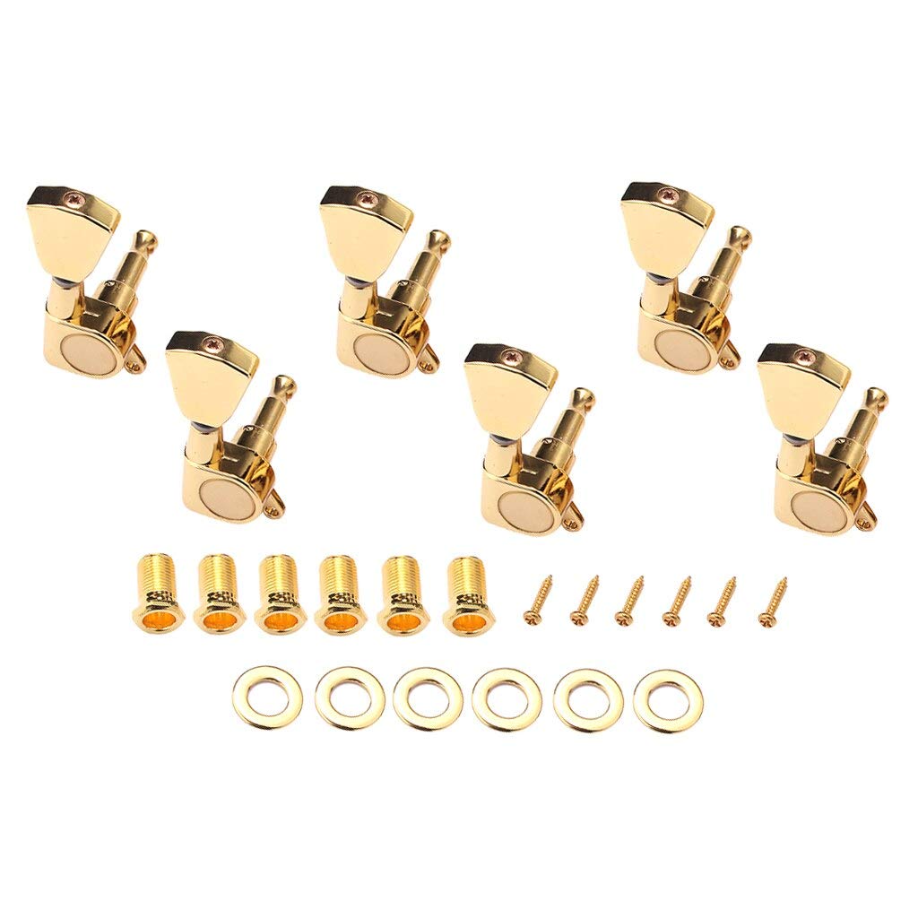 Premium Gold Guitar Tuning Pegs & Machine Heads for LP Electric Guitars - High-Quality Replacement Parts for Smooth Tuning - Perfect for Performances, Studio Recording & Guitar Maintenance