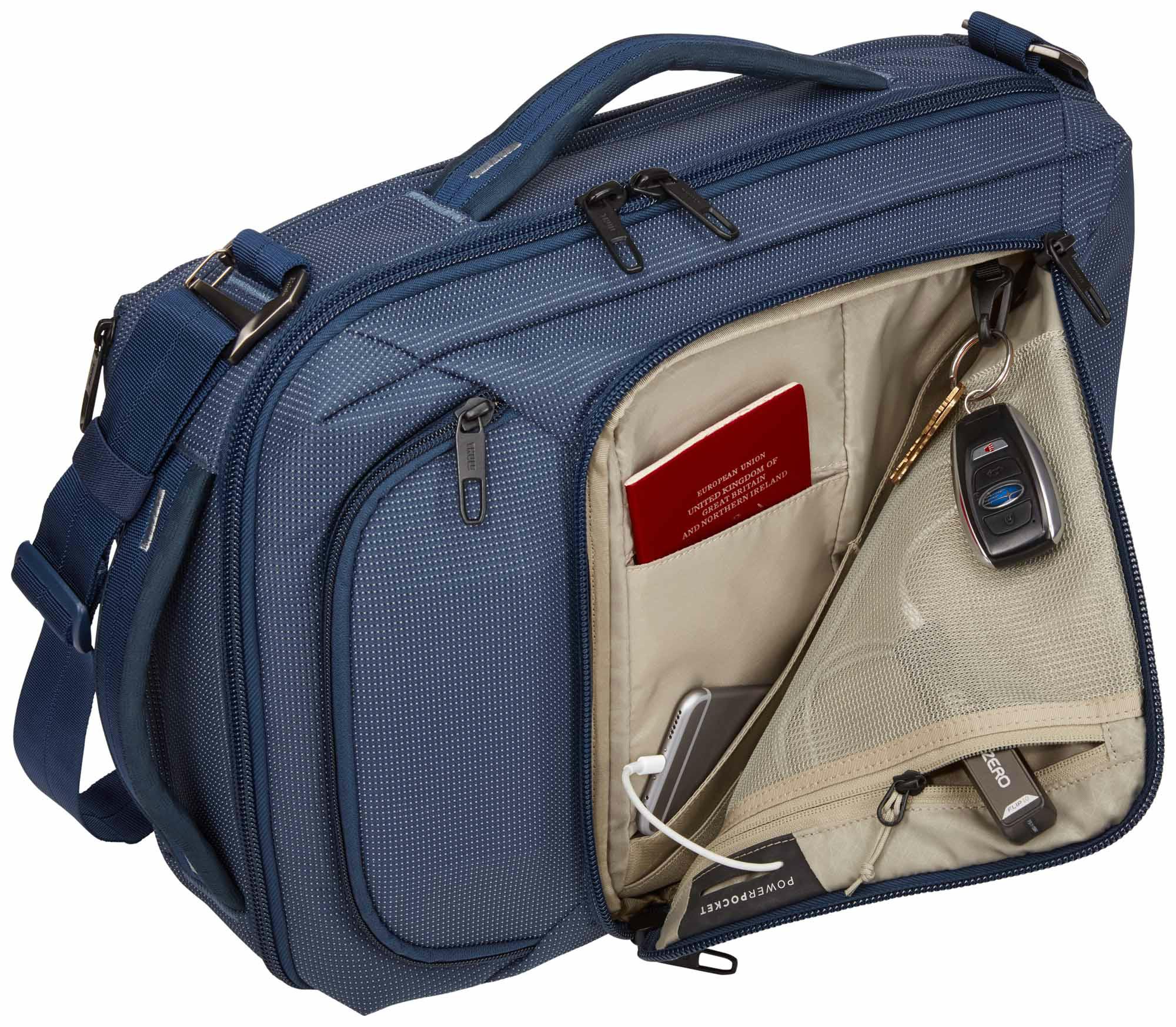 Thule Crossover 2 Convertible 15.6 Inch Laptop Backpack - Durable Travel & Work Bag for Business Professionals & Students