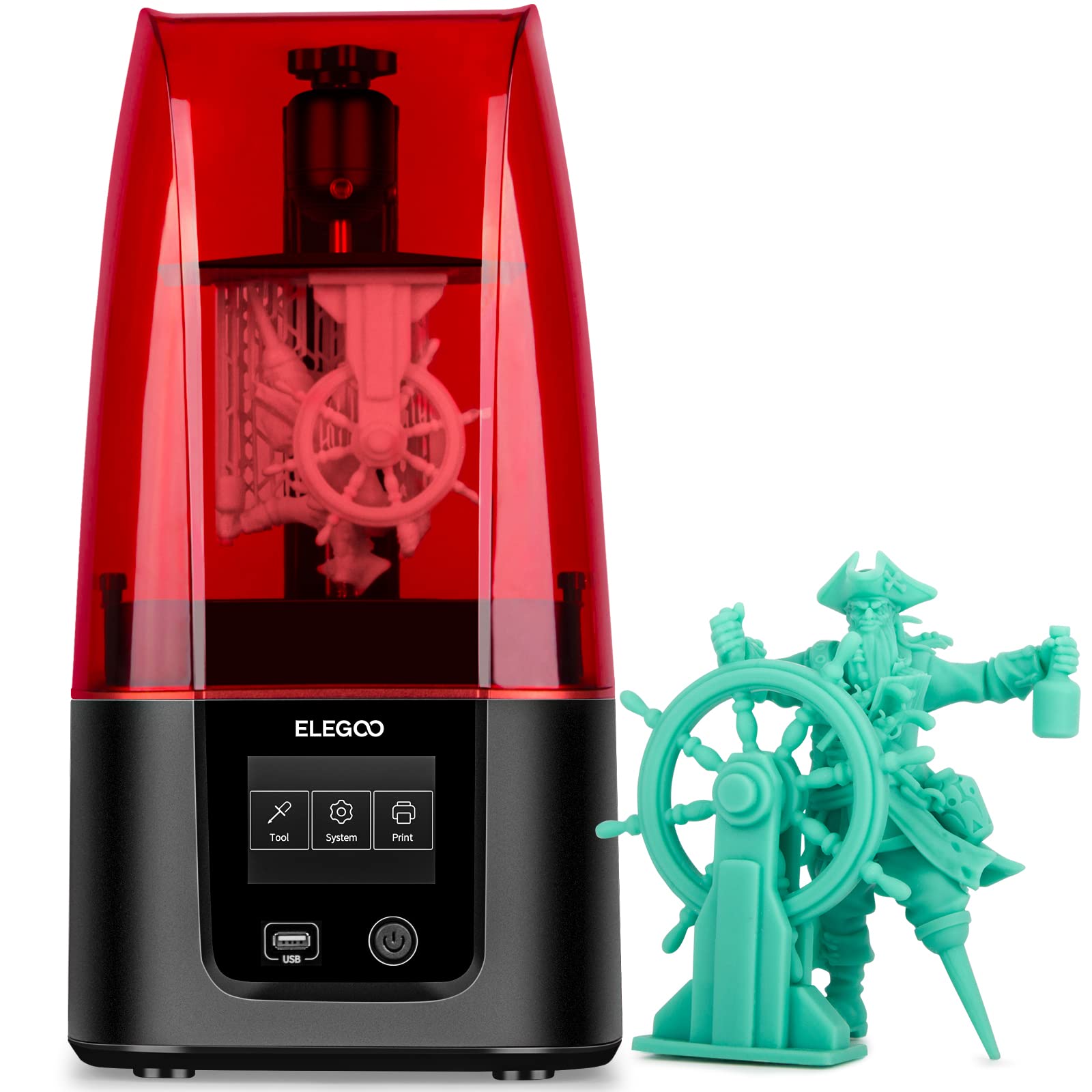 ELEGOO Mars 3 MSLA 3D Printer with 6.66