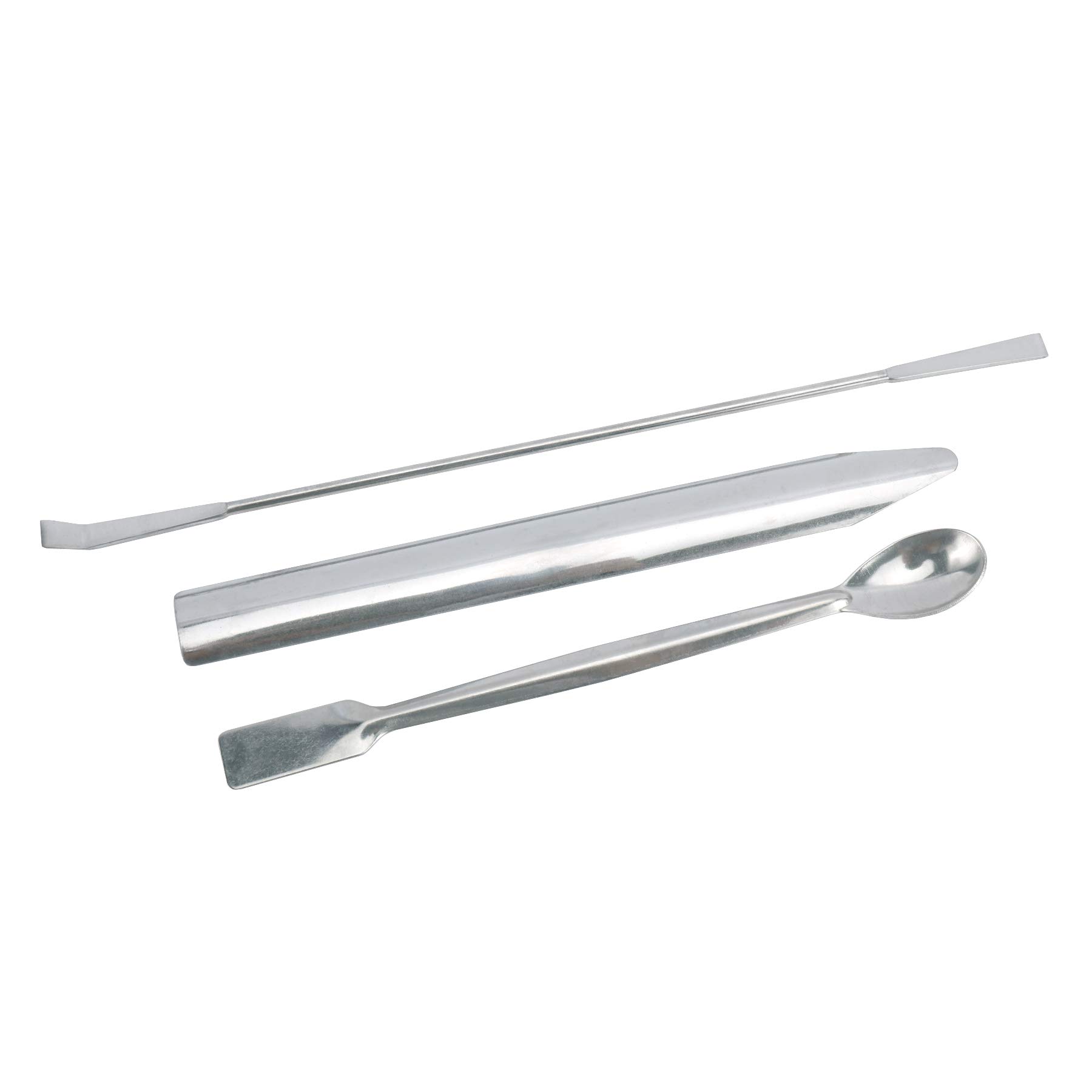 Premium Scientific Labware Starter Kit - Crucible, Beaker Tongs, Lab Spatula, Scoop Spoon, Test Tube Clamps & Sterilizer Forceps for Chemistry Experiments & School Science Labs