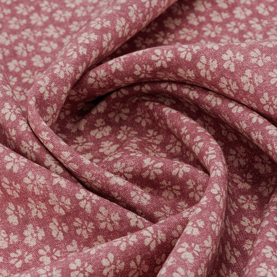 Premium Sakura Linen Fabric - Soft & Durable Japanese Style Home Decor Textile for Curtains, Bedding & Tablecloths | Perfect for Boho Chic & Rustic Interior Design