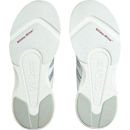Dexter Women's Kathy White/Silver Bowling Shoes - Lightweight & Comfortable for League Play & Casual Bowling