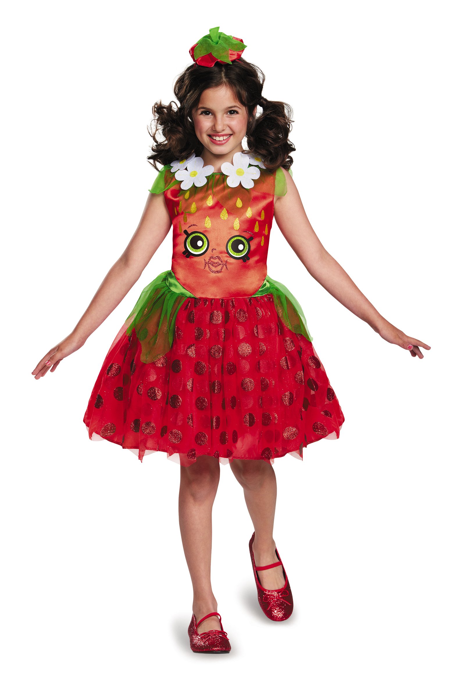 Shopkins Apple Blossom Classic Kids Costume - Fun Dress Up Outfit for Halloween, Birthday Parties & Pretend Play