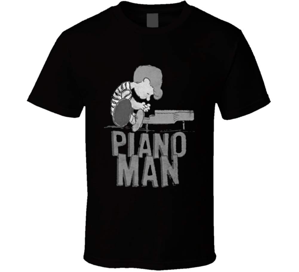Peanuts Schroeder at The Piano T-Shirt | Vintage Cartoon Music Lover Tee for Men & Women - Perfect for Concerts, Gifts, and Casual Wear