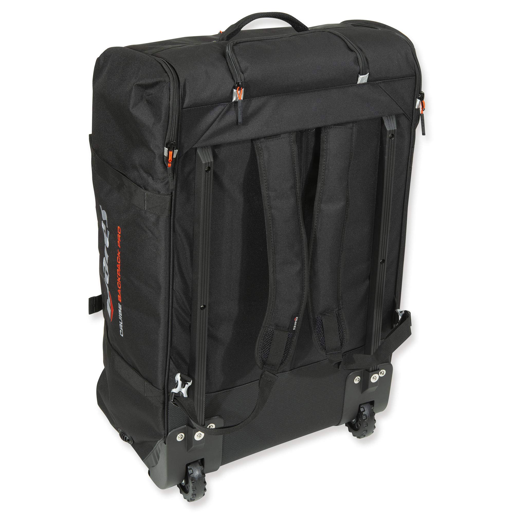 Mares Cruise Backpack Pro - 128L Wheeled Dive Travel Bag with Shoulder Straps | Perfect for Scuba Diving Trips, Air Travel & Outdoor Adventures