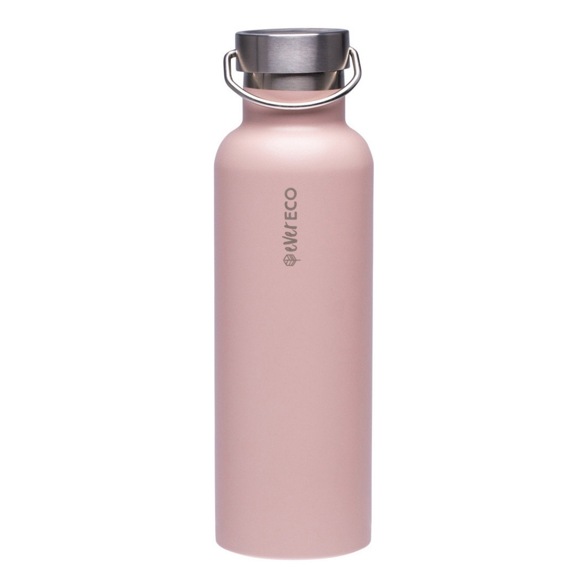 Ever Eco 750ml Insulated Stainless Steel Water Bottle - Vacuum Insulated, Leak Proof, BPA Free, Keeps Drinks Hot/Cold for 24 Hours - Perfect for Hiking, Gym, Office & Travel (Rose Gold)