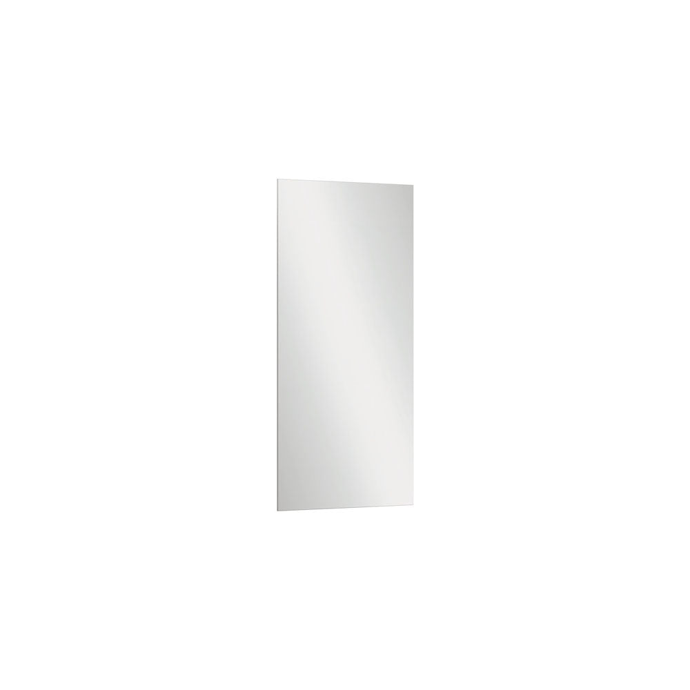 Fienza PEM 4595 Frameless Rectangular Bathroom Mirror with Pencil Edge - 450 x 950mm (17.7 x 37.4 inches) - Perfect for Vanity, Makeup, and Modern Bathroom Decor