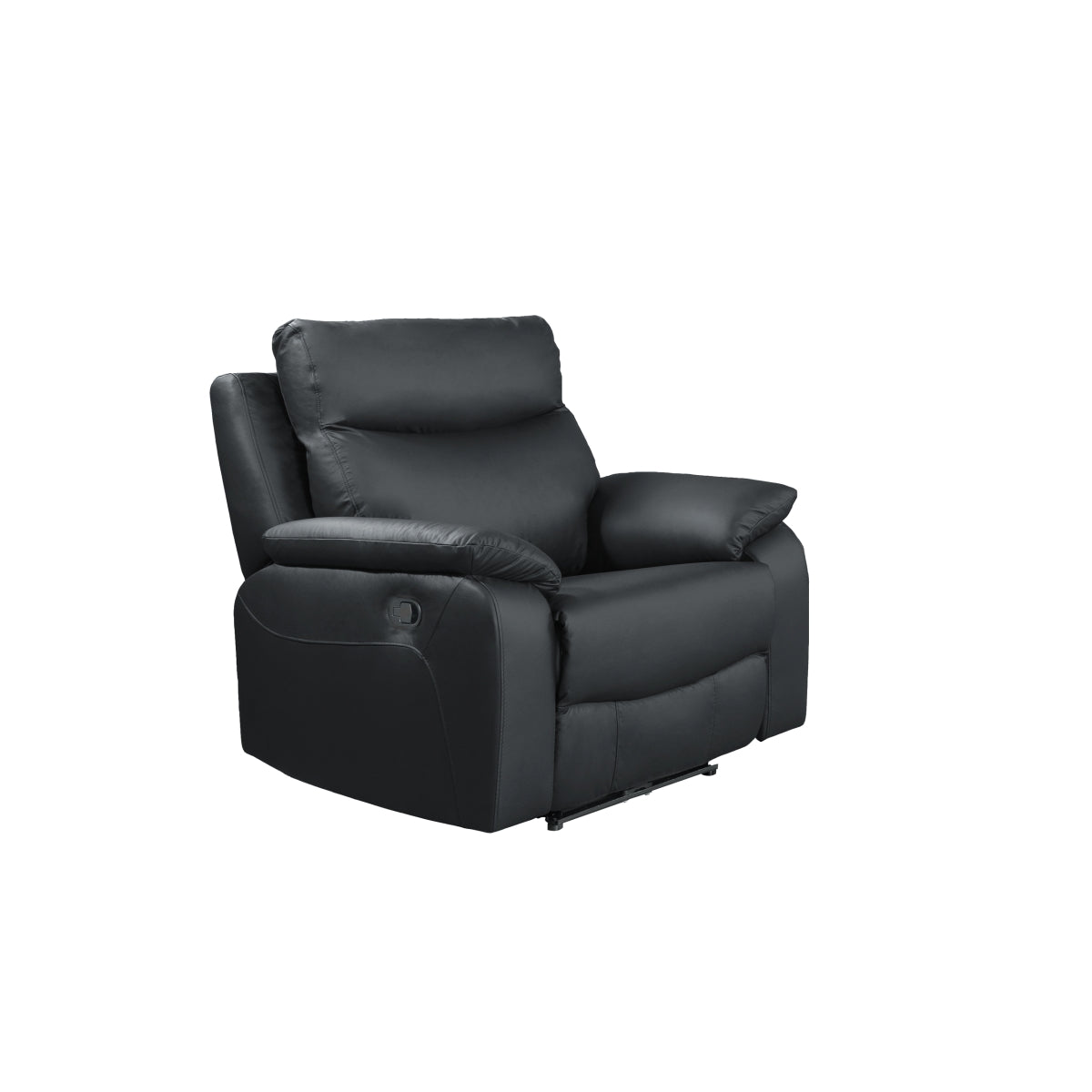 ErgoLux Modern Recliner Chair - Adjustable PU Leather Lounge Chair with Footrest for Living Room, Bedroom & Home Theater - Perfect for Relaxing, Reading & Watching TV