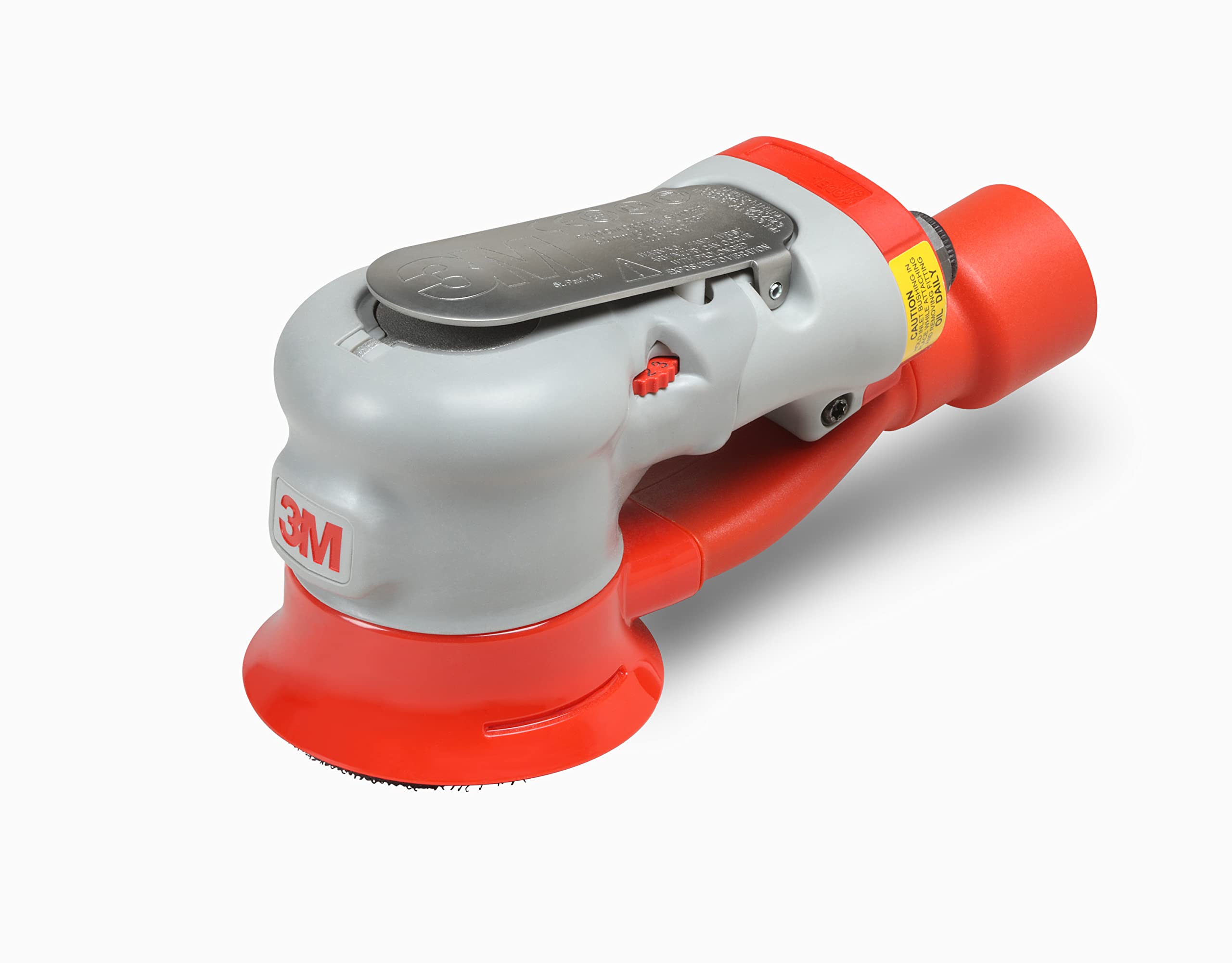 3M Elite Central-Vacuum-Ready Random Orbital Sander - Pneumatic Palm Sander for Woodworking, Metal & Composite Materials - 3