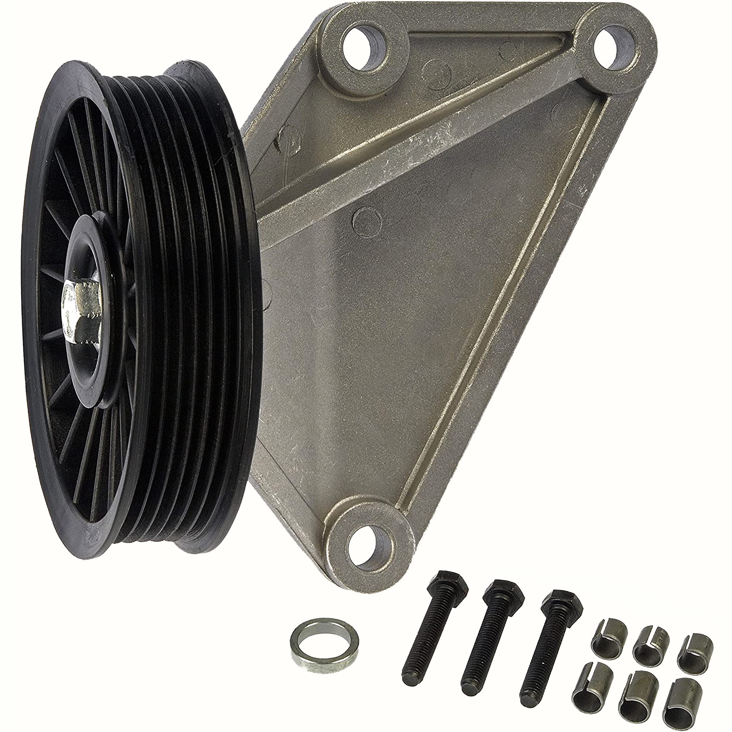APDTY 45202 AC Bypass Pulley Replacement - Compatible with Select Car Models | Durable A/C System Component for Smooth Performance | Perfect for DIY Auto Repair & Maintenance