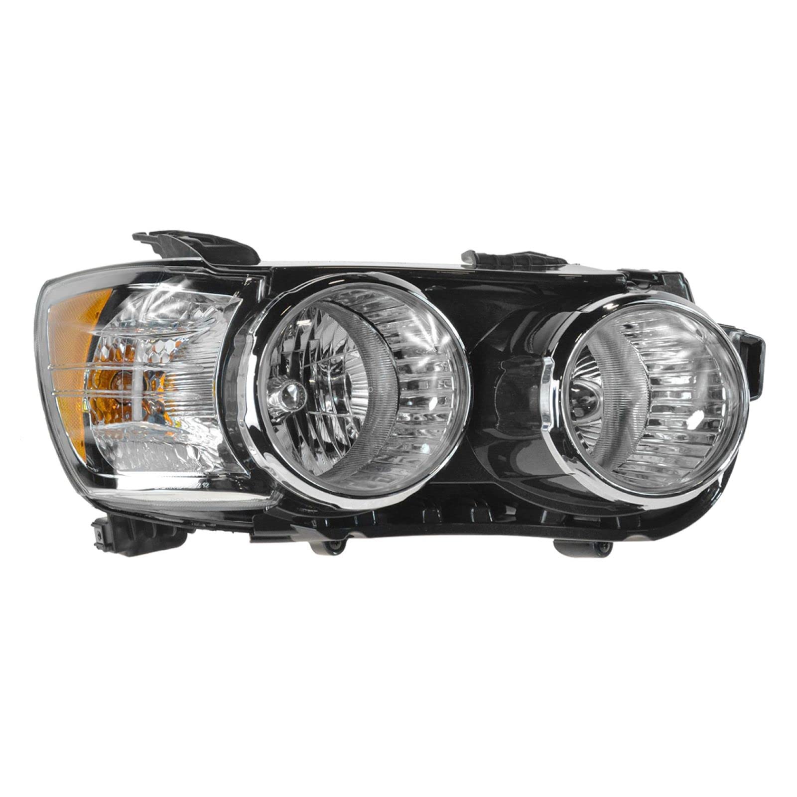 Chevrolet Sonic Headlight Assembly Set - Driver & Passenger Side Compatible with 2012-2015 Models (GM2502359 GM2503359) | Durable Replacement Headlights for Night Driving & Foggy Conditions