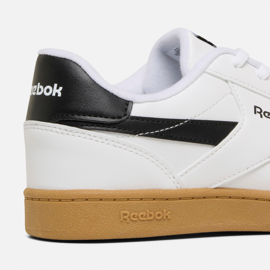 Reebok Smash Edge Sneakers - Black, White & Gum Colorway | Men's & Women's Casual & Training Shoes for Gym, Running & Everyday Wear