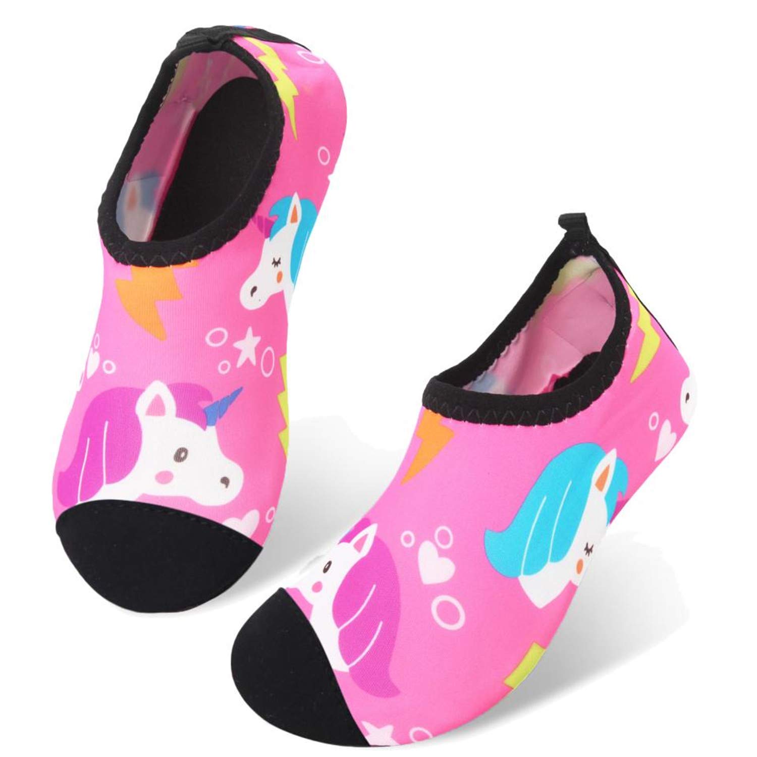 Kids Boys Girls Summer Water Shoes - Quick-Dry Aqua Socks for Beach, Pool, Swimming | Lightweight Athletic Water Footwear for Outdoor Activities & Water Sports