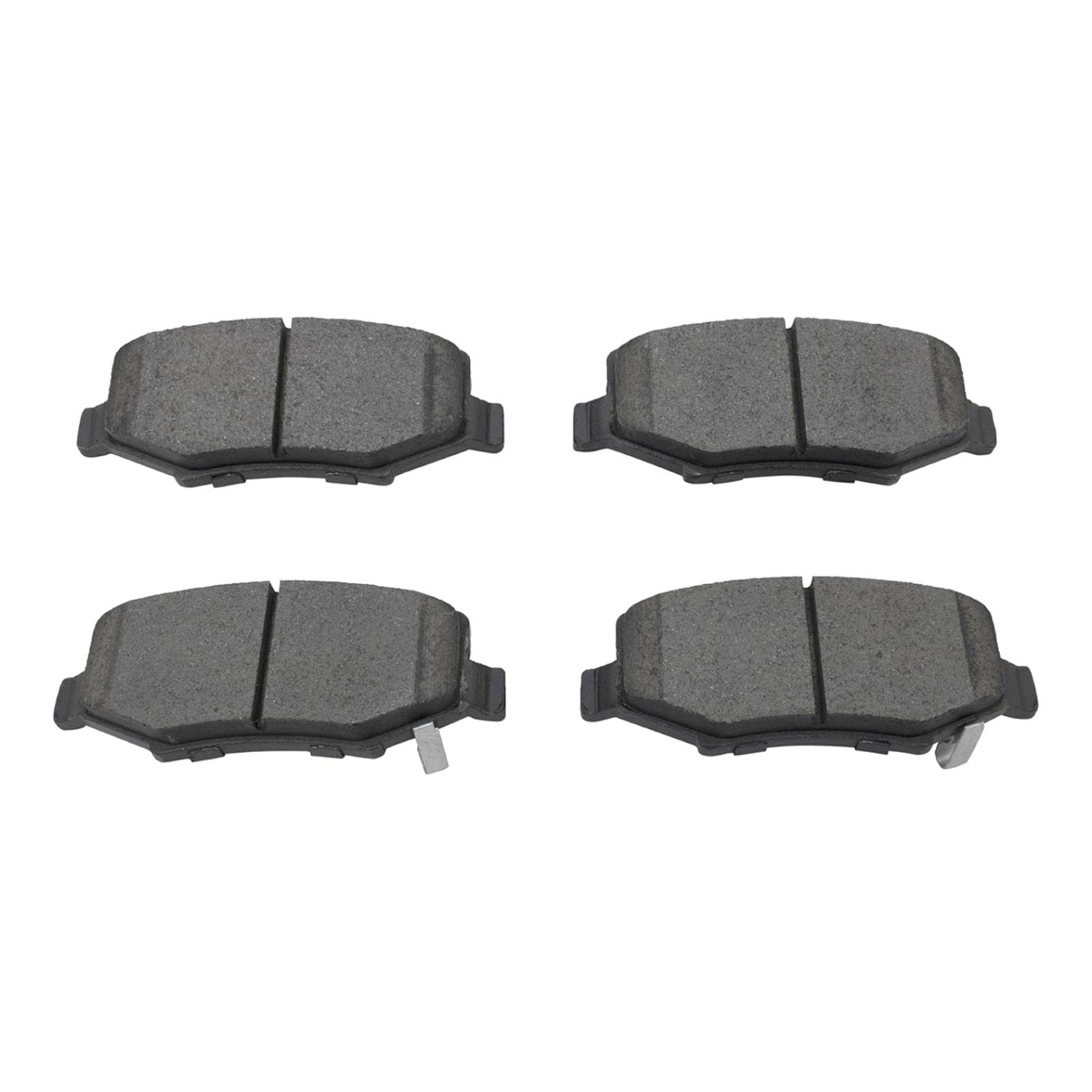 Ceramic Rear Brake Pads for 2007-2011 Dodge Nitro, 2008-2012 Jeep Liberty, 2007-2017 Wrangler & 2018 Wrangler JK - High Performance Braking for Off-Road & Daily Driving