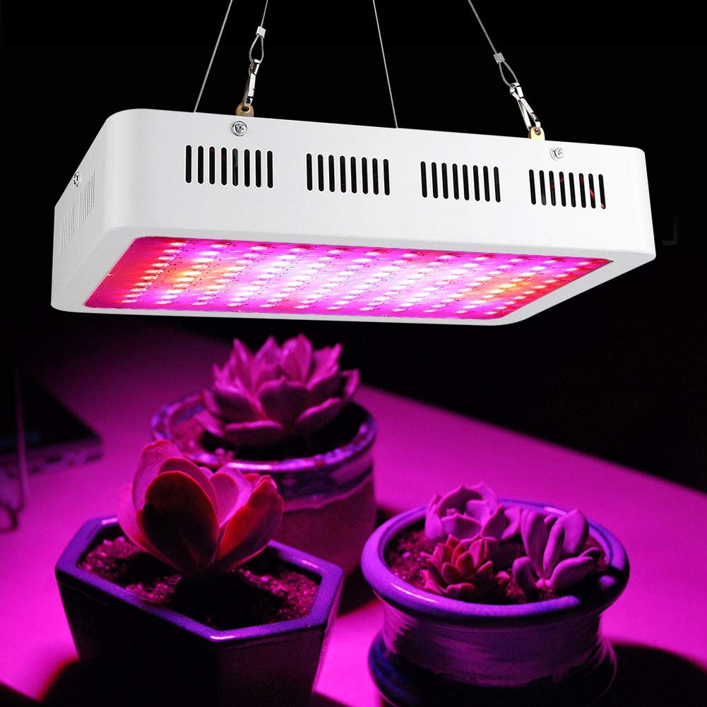 Professional Full Spectrum 120 LED Grow Light for Indoor Plants - AC85-265V Hydroponic Flowering Panel Lamp - Perfect for Seed Starting, Herb Gardens & Indoor Plant Growth
