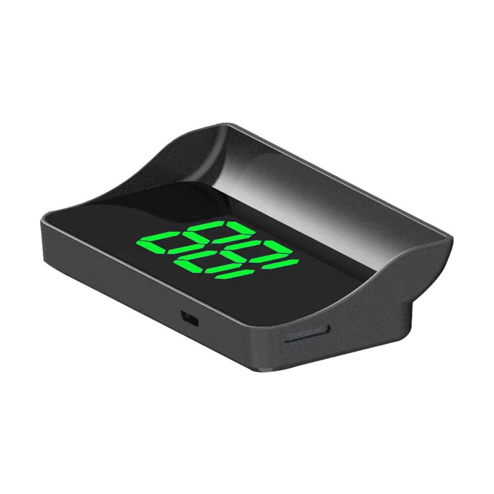 Universal Car HUD Digital Speedometer MPH Plug and Play - Windshield Mounted Car Speed Display for Enhanced Driving Safety and Convenience
