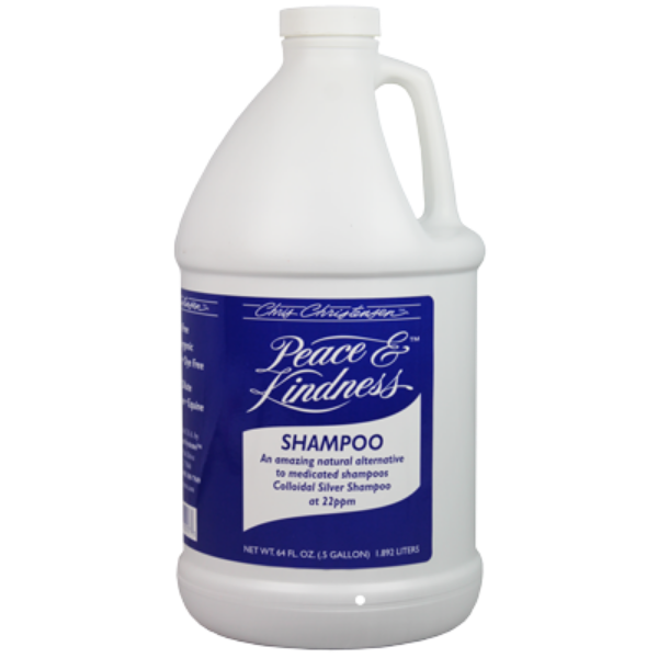 Peace & Kindness Colloidal Silver Shampoo for Hair Growth & Scalp Health - 8oz/16oz/32oz Options - Gentle Cleansing for Dry, Damaged & Color-Treated Hair - Perfect for Daily Use & Salon Treatments