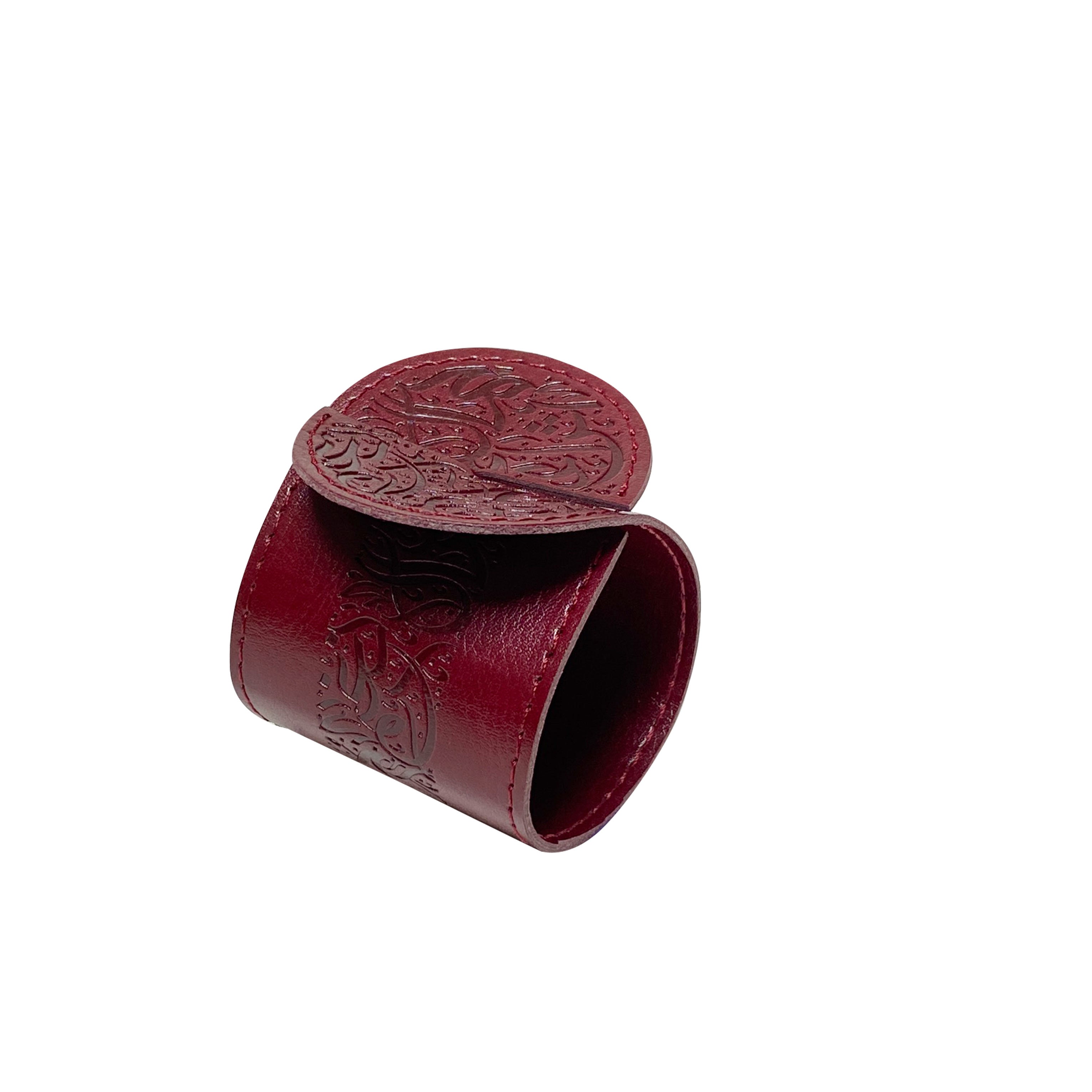 Dimlaj Nagham 18-Piece Table Accessories Set in Maroon - Elegant Dining Decor for Home, Restaurants & Special Events