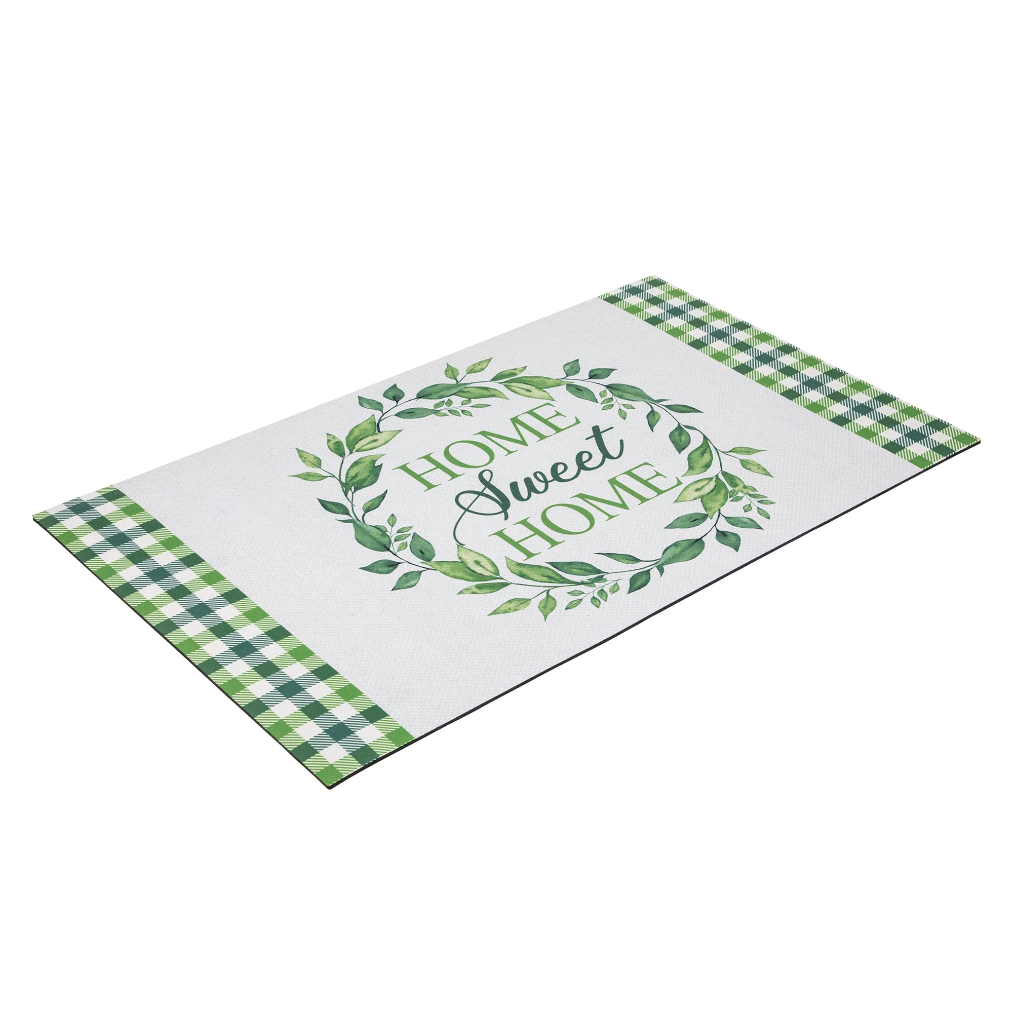 Home Sweet Home Gingham Doormat 18