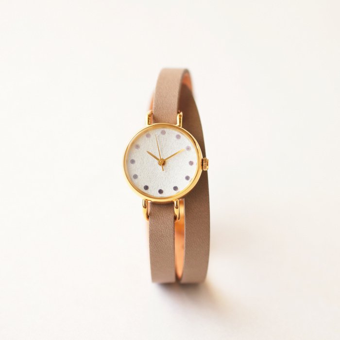 Elegant Japanese Handmade Women's Wristwatch in Wisteria Purple - Perfect for Office, Date Night & Special Occasions