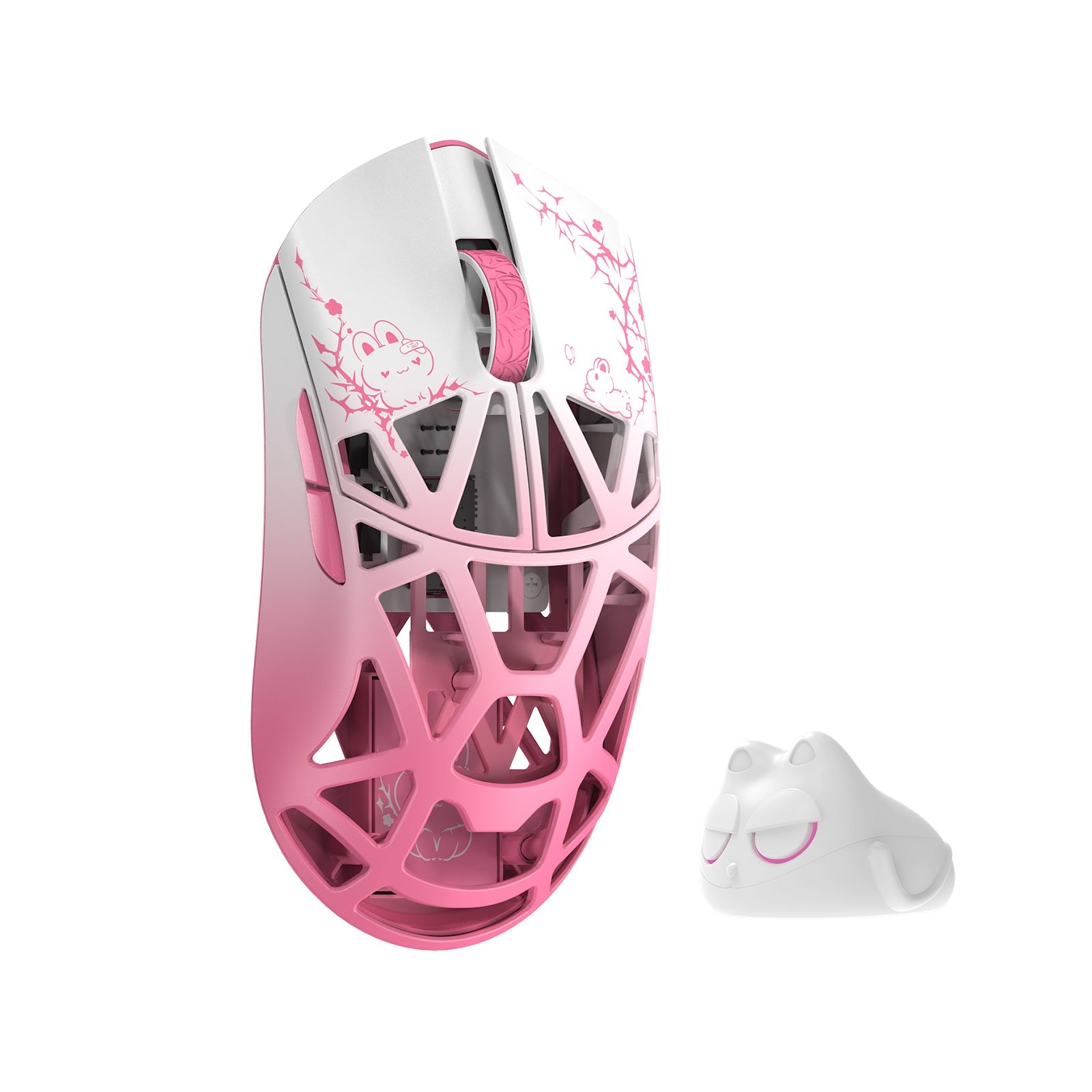 WLmouse Beast X Mini Pro Magnesium Wireless Gaming Mouse - Lightweight Ergonomic Design for FPS, MOBA, Esports & PC Gaming - Ultra-Polling Rate & Long Battery Life
