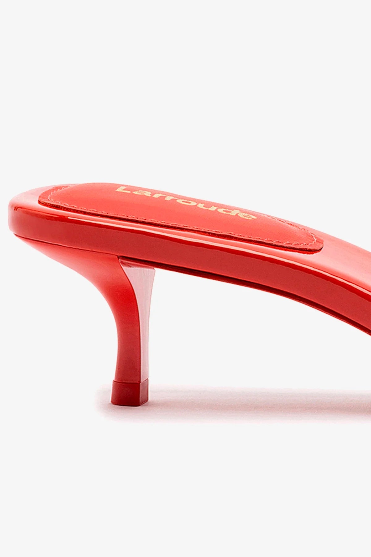 Greta Mule Women's Shoes in Scarlet Patent Leather - Comfortable & Stylish Heels for Office, Party & Special Occasions