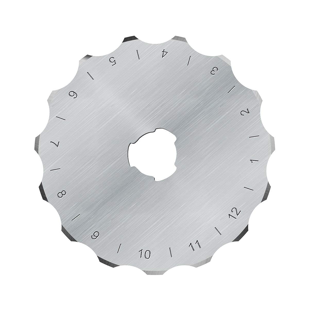 Headley Tools 45mm Rotary Crochet Edge Skip Blades - Pack of 5 (45MM Skip, 15 Teeth) with Storage Case - Compatible with Olfa & Fiskars Cutters - Perfect for Fabric Cutting, Quilting, and DIY Craft Projects
