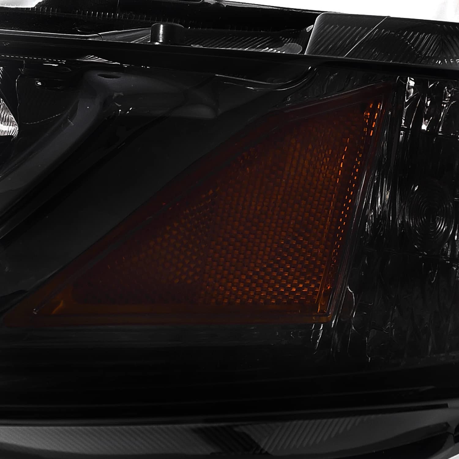 Spec-D Tuning Smoked Headlights & Glossy Black Tail Brake Lamps for Honda Civic 4-Door - Upgrade Your Ride with Stylish Lighting for Night Driving & Car Shows