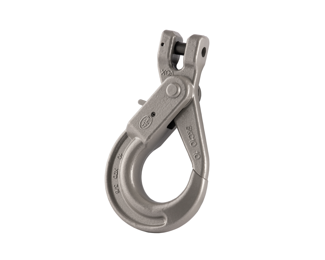 Grade 10 Clevis Self Locking Hook - Heavy Duty Lifting Hardware for Construction, Marine & Industrial Use - Perfect for Rigging, Towing & Safety Applications