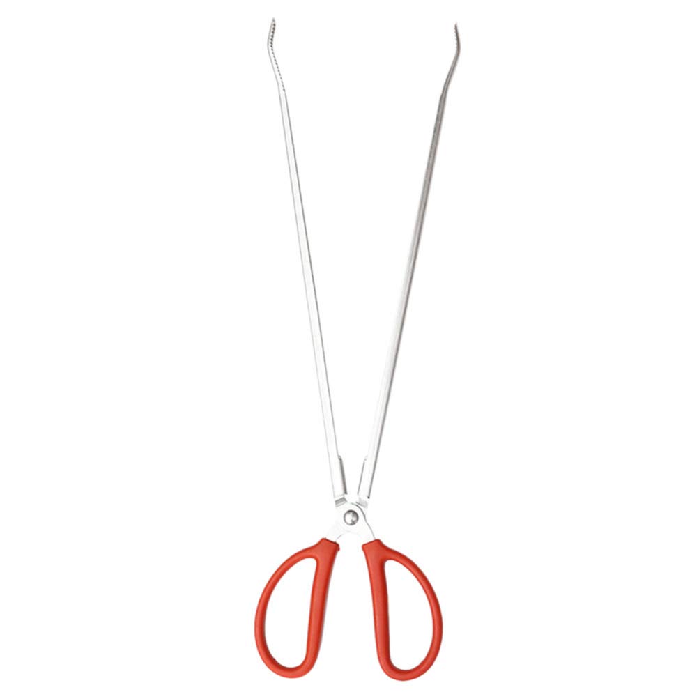 **Heavy Duty Stainless Steel Crab Trash Grabber Tongs - 53cm Scissor Tongs for Seafood, BBQ, Grilling & Kitchen Use - Durable Garbage Picker for Crab Cooking, Beach Cleanup & Outdoor Activities**