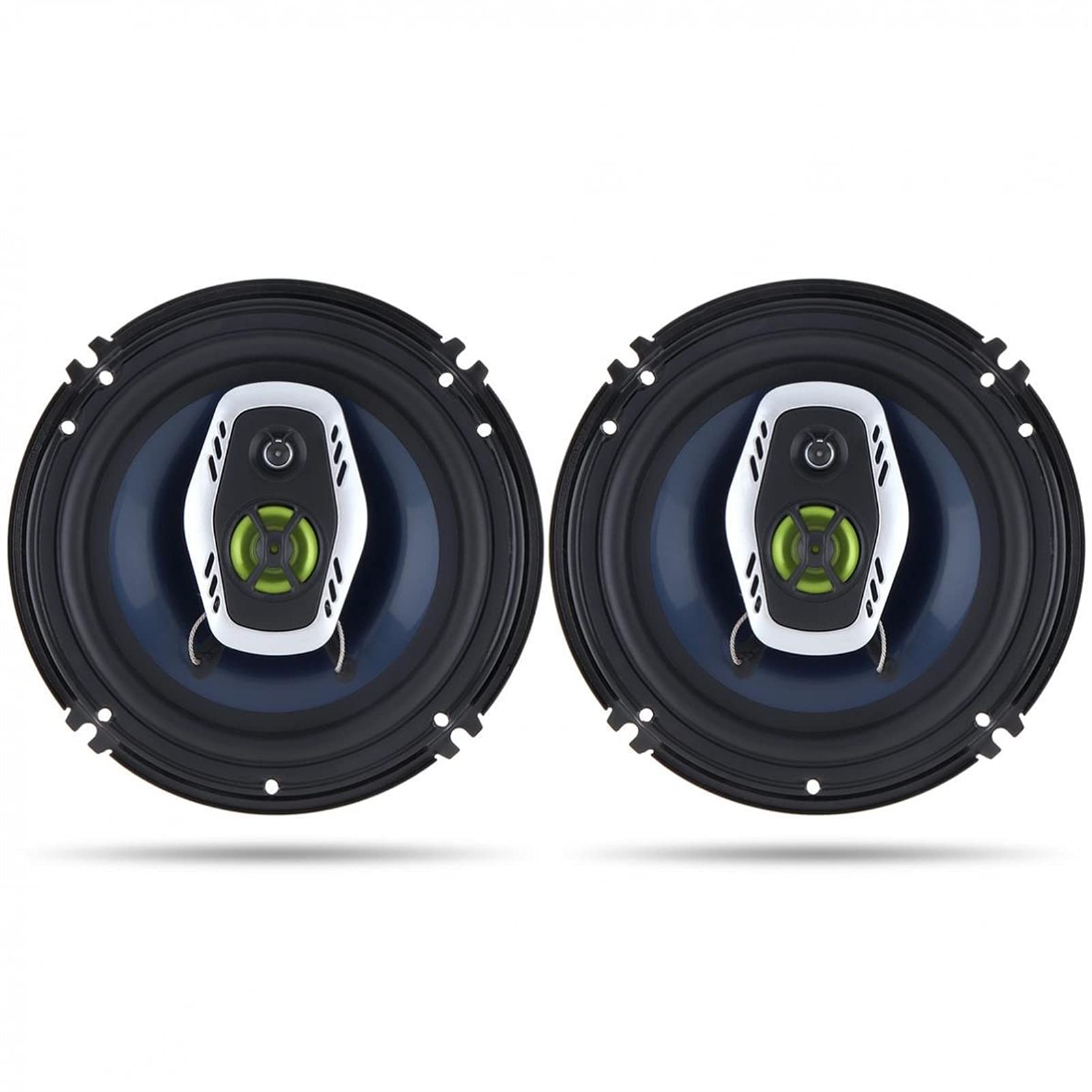 2pcs 6.5 Inch 600W Car Coaxial HiFi Speakers - 2 Way 16cm Auto Audio Stereo System for Non-Destructive Installation, Perfect for Car Upgrades and Enhanced Music Experience