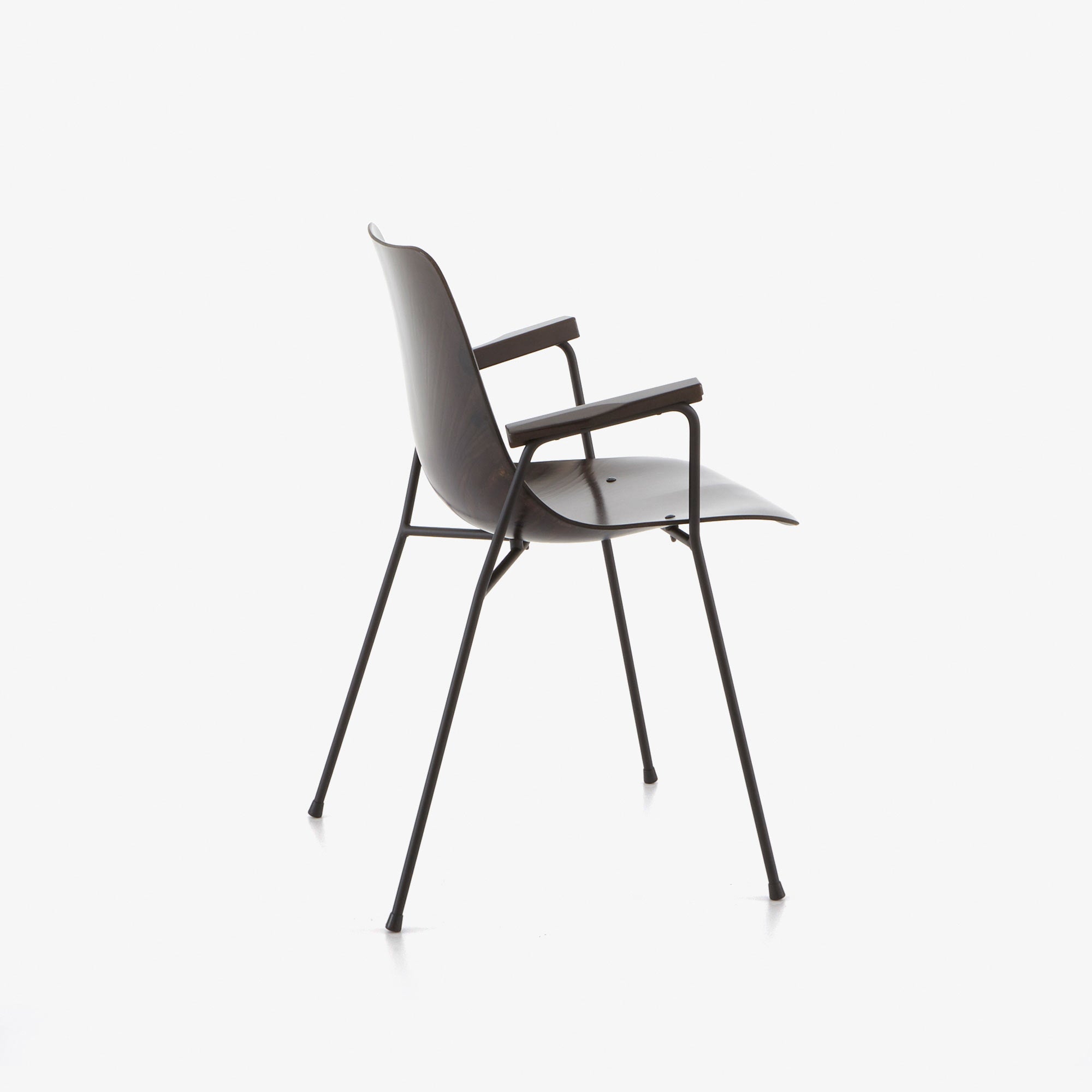 Cm 131 Carver Chair - Solid Wood Dining Chair with Upholstered Seat - Comfortable & Stylish for Home, Restaurant, and Office Use
