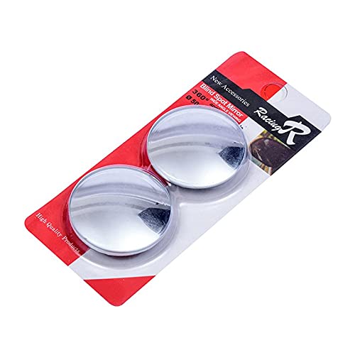 Xinsany Car Blind Spot Mirror - Rimless Round Auxiliary Rearview Mirror for Wide Angle Vision & Safe Reversing | Perfect for Parking, Lane Changes & Blind Spot Monitoring