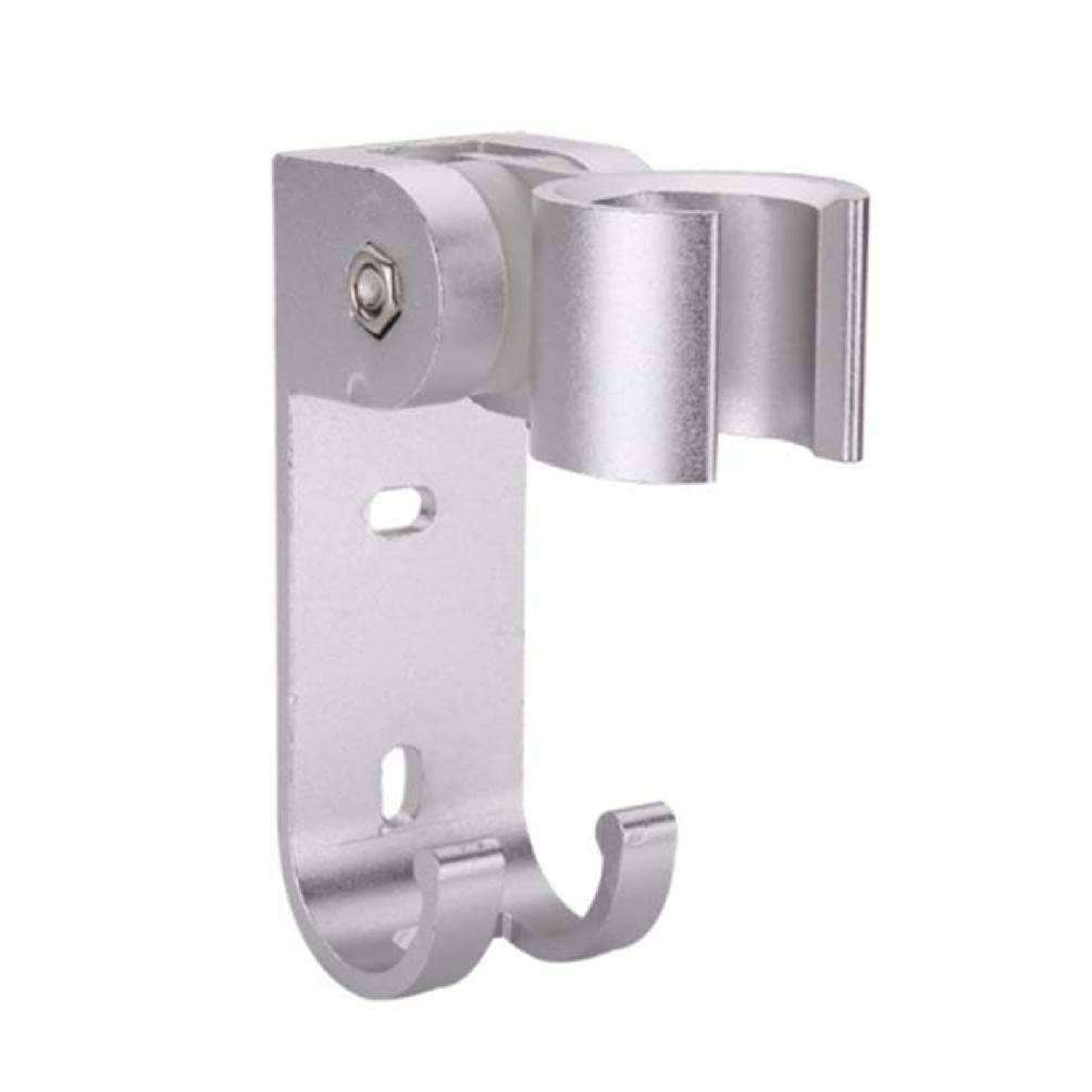 Adjustable Shower Head Holder with Hooks - Wall Mounted Bathroom Shower Bracket - Waterproof Handheld Shower Caddy for Bath, Spa & RV Use