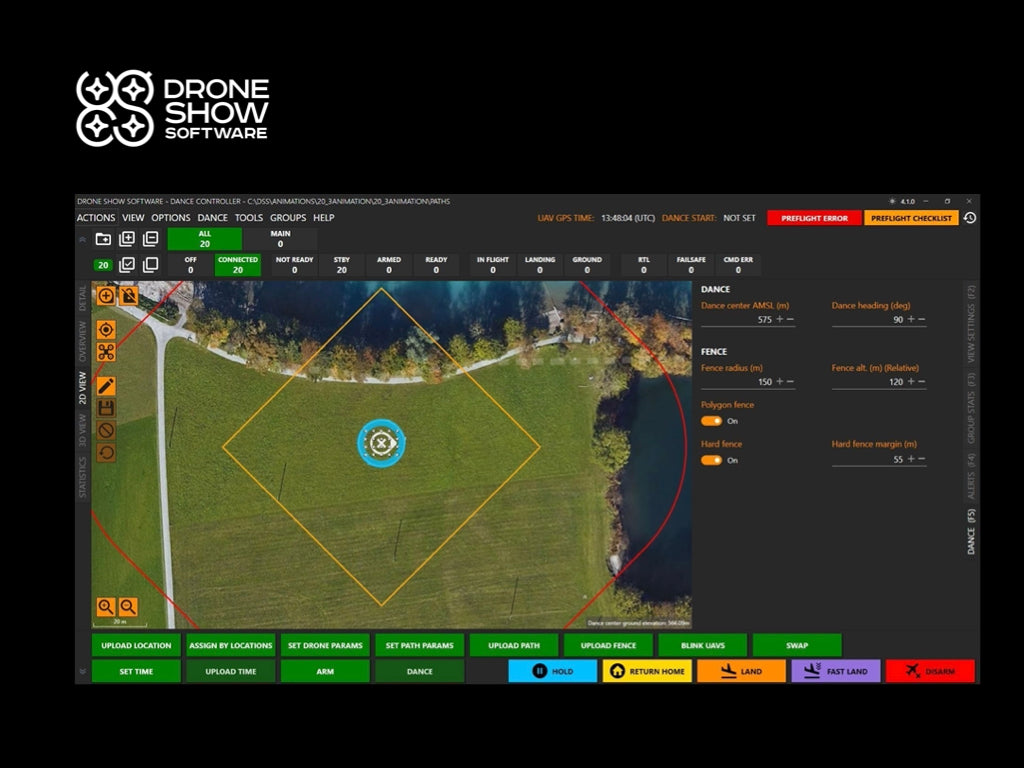Professional Drone Show Software Package (No Drones Included) - Perfect for Aerial Light Shows, Events, and Entertainment Productions
