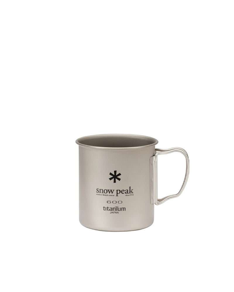 Ti Single 600 Cup - Premium Titanium Camping Mug for Outdoor Adventures, Hiking & Travel | Lightweight & Durable