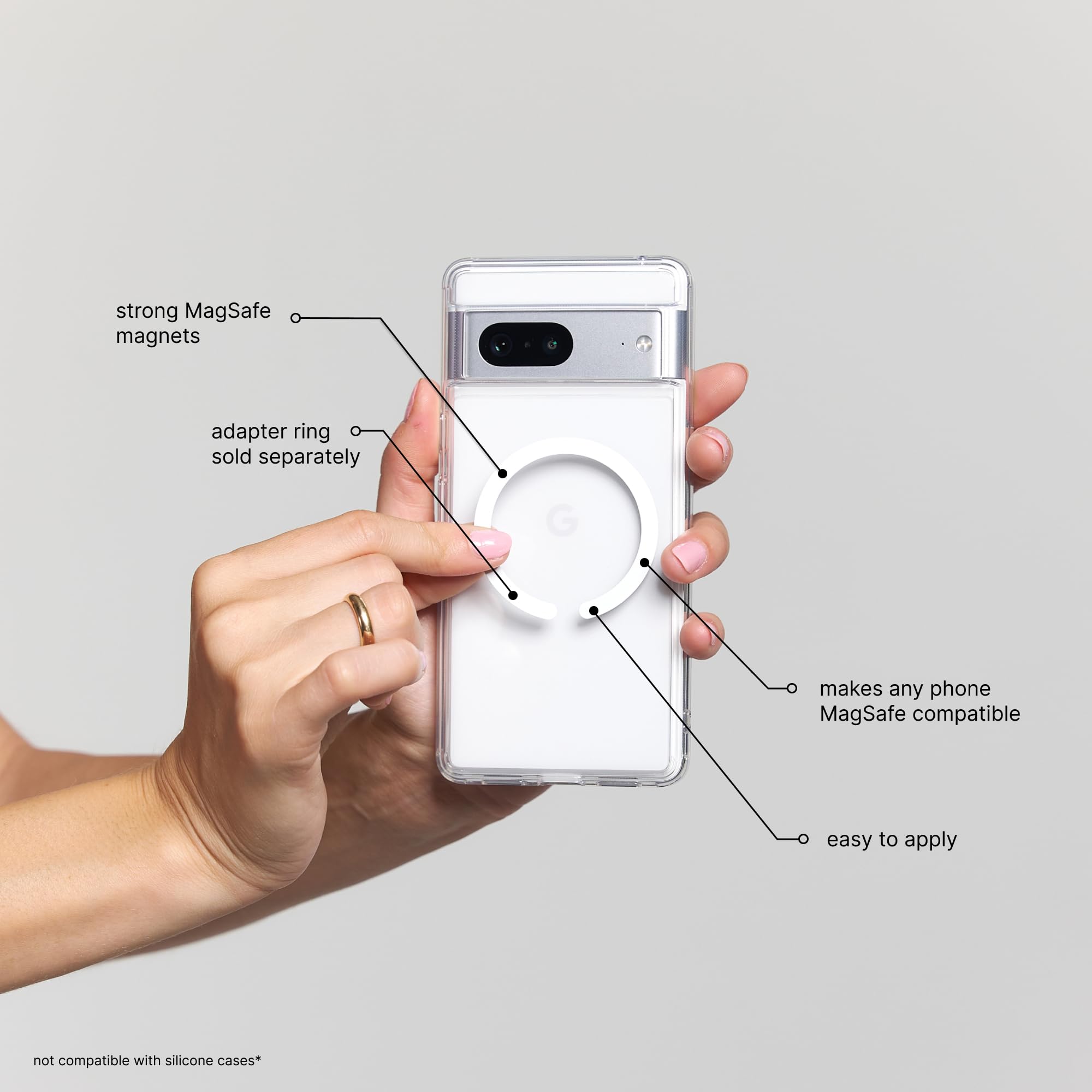 PopSockets Expanding Grip Phone Wallet with Card Holder - Magsafe & Wireless Charging Compatible - Secure Grip for iPhone 14/13/12 - Perfect for Travel, Commuting & Hands-Free Use