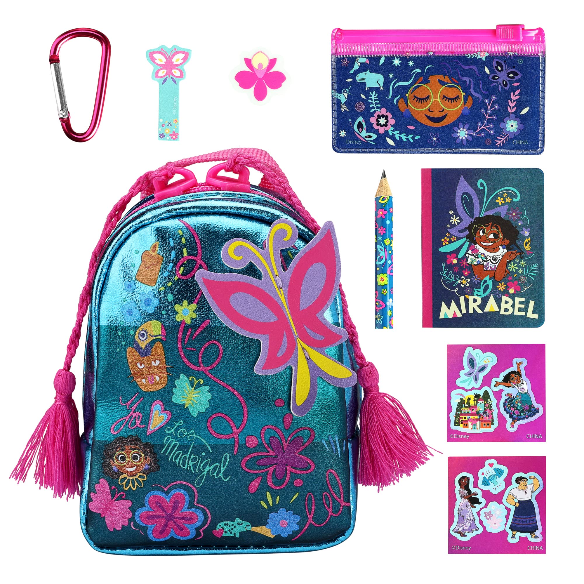 Collectible Micro Disney Character Handbags & Backpacks - 6 Mini Surprises Inside (Style Varies) | Perfect for Disney Fans, Toy Collectors & Party Favors | REAL LITTLES Series