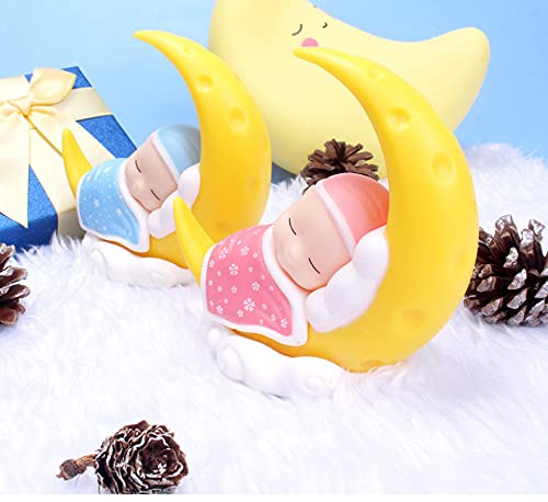 Kids Toy Figures for Boys & Girls - DIY Baby Moon Night Light Decor for Children's Birthday Party, Nursery Room, and Home Decoration | Perfect for Bedtime, Playtime & Party Decorations