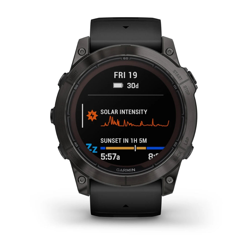 Garmin Fenix 7X Pro Solar Sapphire Smartwatch with GPS, ECG & Solar Charging - Premium Multisport GPS Watch for Running, Hiking, Swimming & Outdoor Adventures