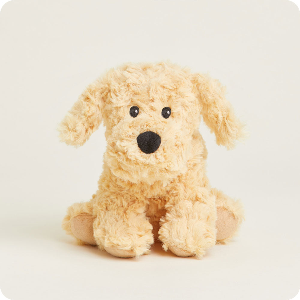 Golden Dog Warmies Junior - Soft Plush Heating Pad for Pets - Perfect for Cold Weather & Anxiety Relief - Cozy Comfort for Small Dogs & Puppies at Home or Travel