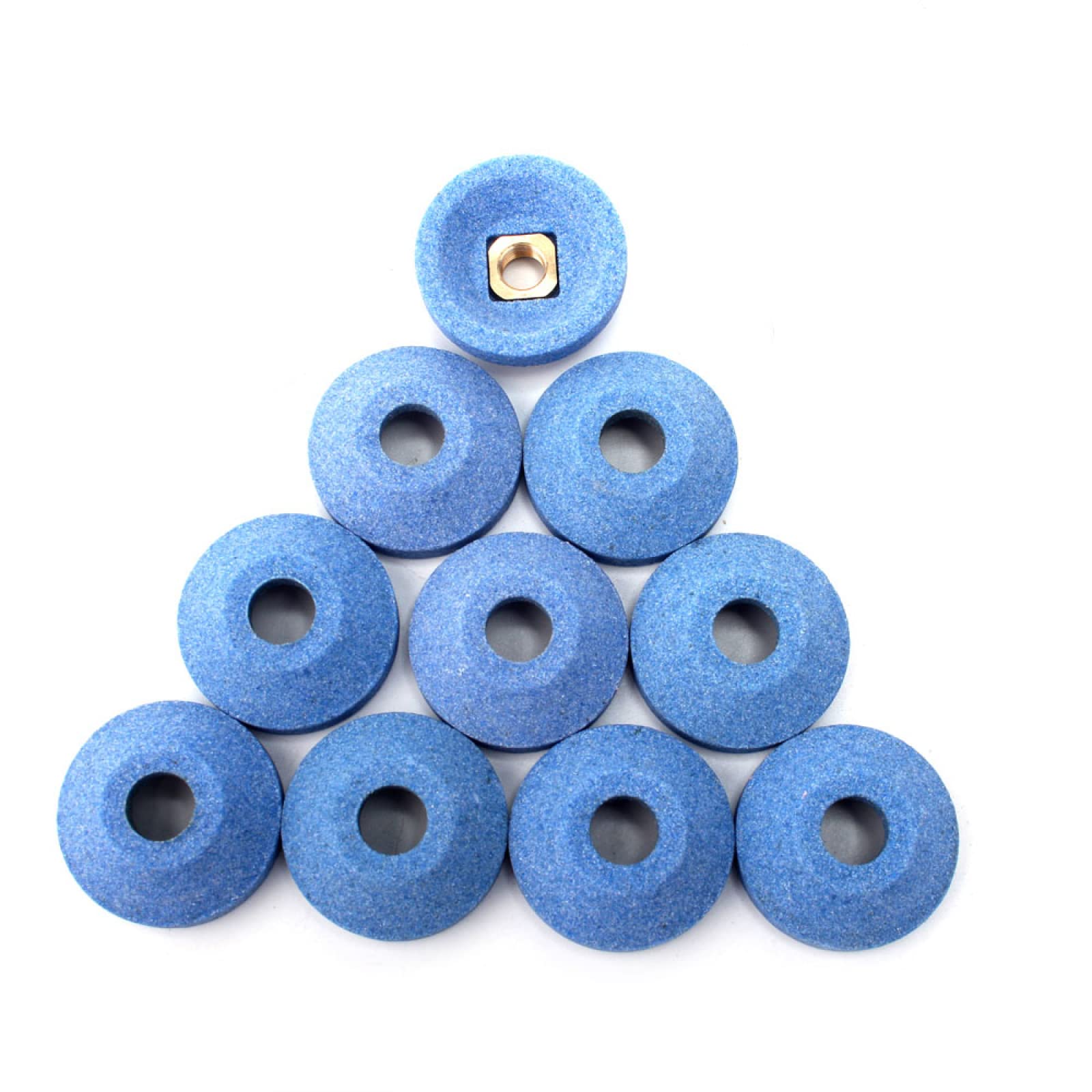 10PCS 30mm Abrasive Grinding Discs for Angle Grinder - 80/120/150 Grit - Metalworking & Polishing - Perfect for DIY, Auto Repair & Woodworking Projects