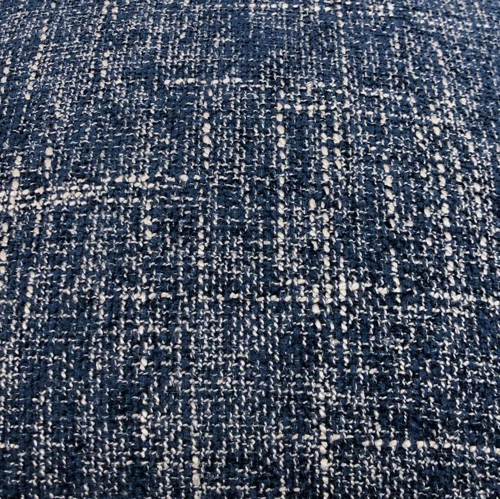 Bailey Ocean Blue Tweed Textured Pillow Cover - Decorative Throw Pillow Case for Sofa, Bed, Couch - Home Decor Accent for Living Room, Bedroom