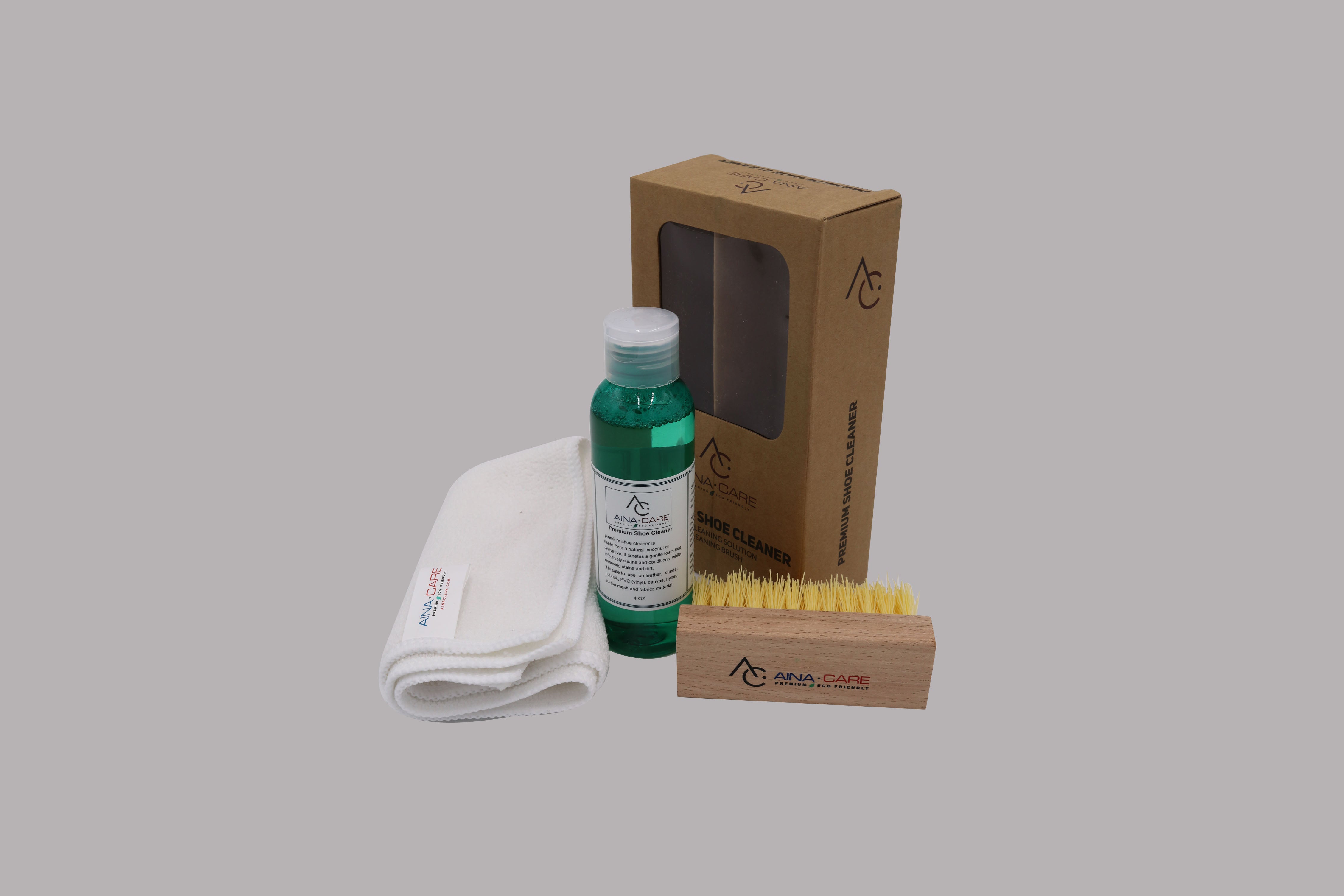Premium Bronze Sneaker Cleaner Kit - Gentle Shoe Cleaning Solution with Free Microfiber Cloth | Perfect for Nike, Adidas & White Shoes | Home & Gym Use