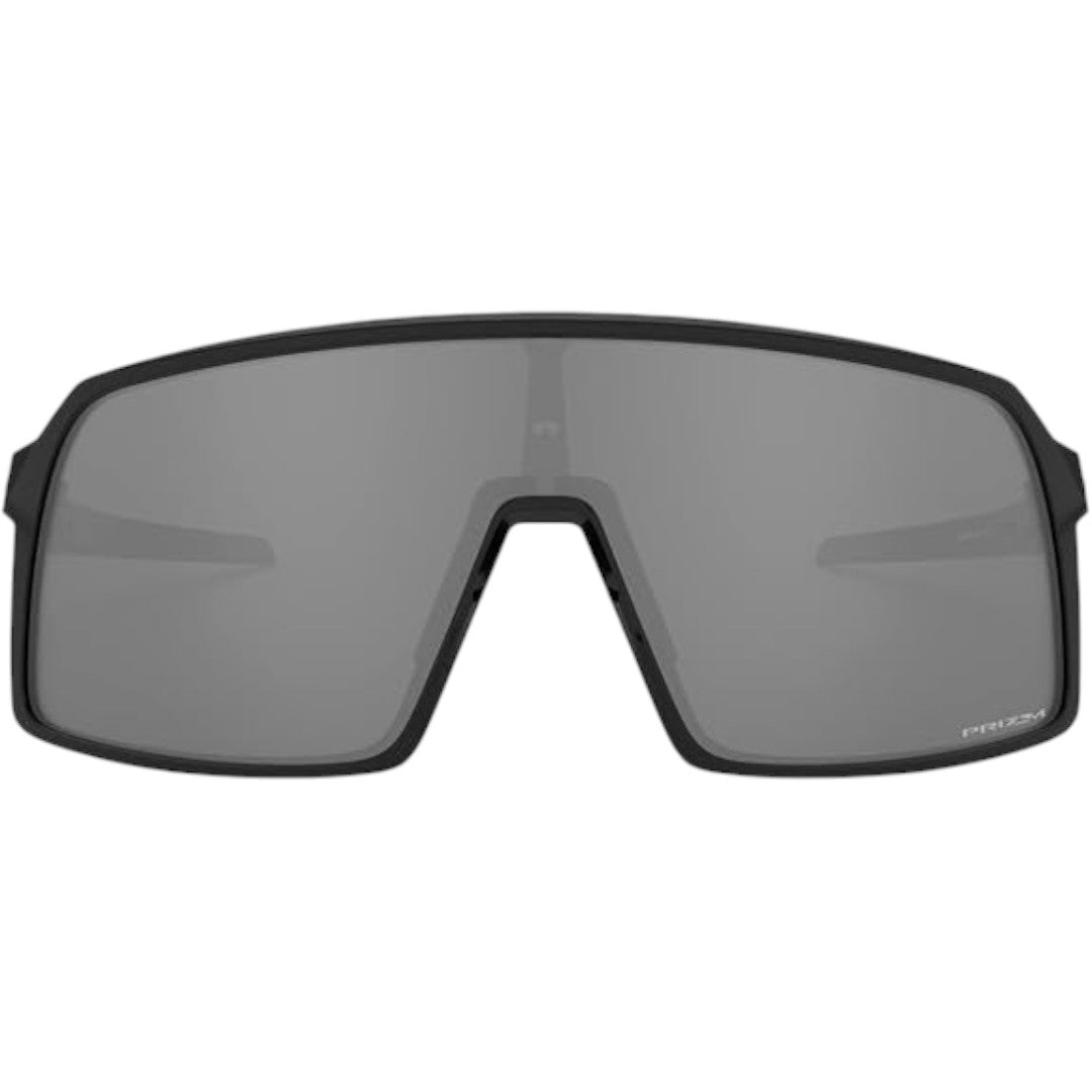 Oakley Sutro Sunglasses - Polished Black Frame with Prizm Black Lenses - UV Protection for Cycling, Running & Outdoor Sports