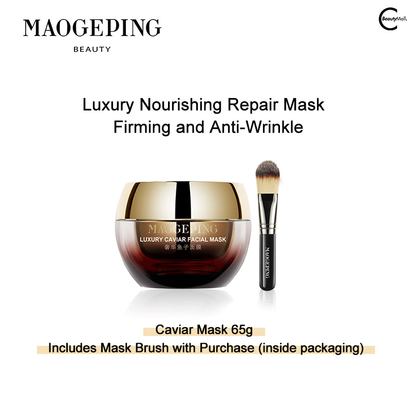 MAOGEPING Caviar Essence Facial Mask - Hydrating & Anti-Aging Sheet Mask for Glowing Skin | Perfect for Spa Night & Self-Care Routine